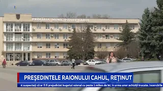 Președintele raionului Cahul, reținut