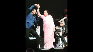 ASHA BHOSLE WITH SUDESH BHOSLE...MIND BLOWING COMBO💕🎶🎙