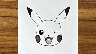 How to draw Pikachu  || Beginners drawing tutorials step by step || easy drawings step by step