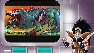 Raditz Reacts to SCP 682 - This Lizard is Worse than Frieza!