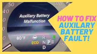 Mercedes Auxiliary Battery Malfunction **EASY FIX!**