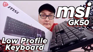 LOW PROFILE KAILH SWITCH? MSI Vigor GK50 Gaming Keyboard Review