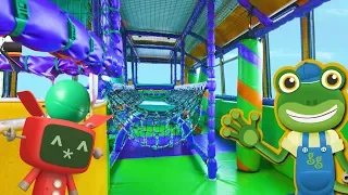 Party Bus For Children | Double Decker Indoor Playground | Gecko's Real Vehicles