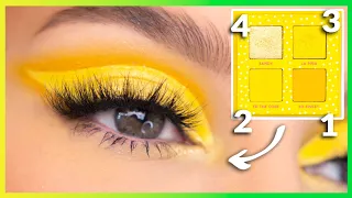 TUTORIAL DE MAQUILLAJE AMARILLO PASO A PASO