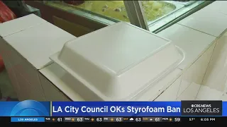 LA City Council votes to ban sytrofoam