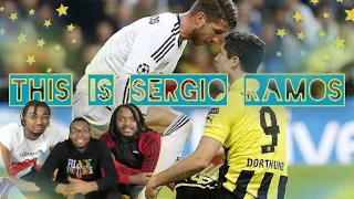 AMERICANS FIRST EVER REACTION TO This Is Sergio Ramos - The Gladiator HD|