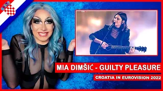 Mia Dimšić - Guilty Pleasure - Croatia 🇭🇷 | American Reacts to Eurovision 2022