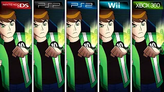 Ben 10 Alien Force Vilgax Attacks | PSP vs PS2 vs Wii vs Xbox 360 vs DS | Graphics Comparison