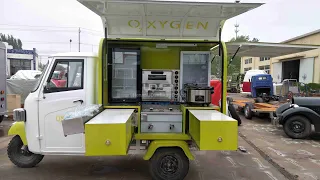 Unique Pizza Piaggio Food Truck! Who can not love!