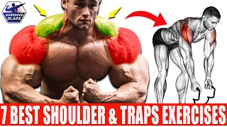 Best Shoulder And Trap Workout For Mass | 9 Best Exercises for BIGGER SHOULDERS and TRAPS
