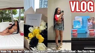 VLOG | Miami Trip + New Boo? + Nikki Beach + Braces Consultation + Family Cookout + New Club & More