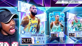PINK DIAMOND LEBRON JAMES PACK OPENING! (Glass Men) NBA 2K Mobile Season 2 Gameplay Ep. 29