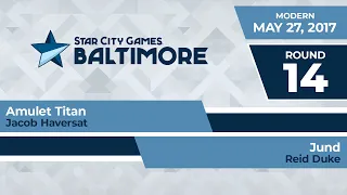 SCGBALT: Round 14 - Jacob Haversat vs Reid Duke | Modern