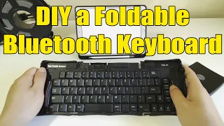 Converting a Palm Portable Keyboard into a Bluetooth keyboard!