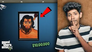 stealing EXPENSIVE painting in GTA V (telugu) #hanuMAN