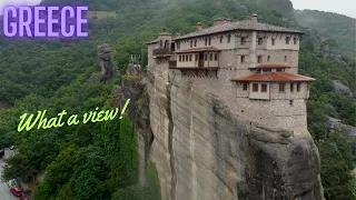 DJI Mini 2, Meteora on a rainy spring morning, Greece, Cinematic Drone 4k video, Μετέωρα