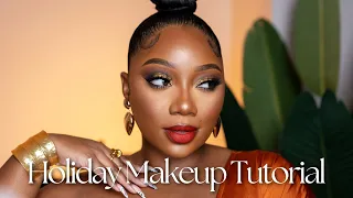 Holiday Makeup Glam Tutorial | Tamara Renaye