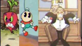 All Cuphead Secret Bosses And Boss Phases DLC Included
