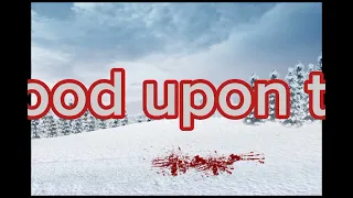 Blood upon the snow. /lyrics. (God of war ragnarok)