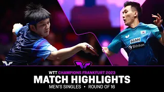 Fan Zhendong vs Lee Sang Su | MS R16 | WTT Champions Frankfurt 2023