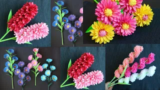 4  Types of Paper Flowers - How To Make Paper Flowers - Paper Craft