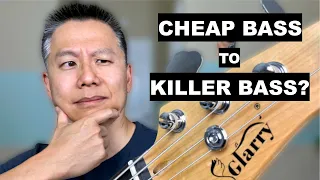 How to Turn a Cheap Glarry Bass into a Killer Bass!