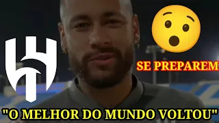 OLHA O QUE NEYMAR FALOU APÓS VOLTAR  AOS TREINO DO AL-HILAL😯