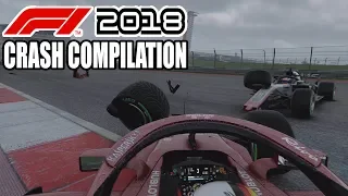 F1 2018 Crash Compilation [ 4K ]