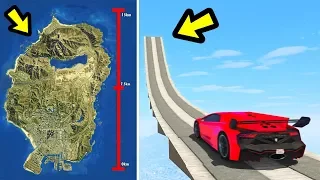 Can a car jump the entire GTA 5 Map?