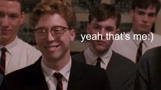 dead poets society but it’s just steven meeks