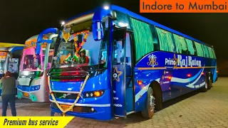 INDORE TO MUMBAI BUS JOURNEY BY RAJRATAN VOLVO B11R AC SLEEPER BUS | PREMIUM BUS🔥