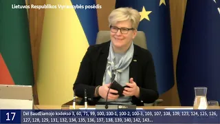 2024-04-03 Vyriausybės pasitarimas ir posėdis