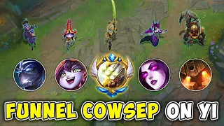 WE FUNNELED THE #1 MASTER YI IN THE WORLD (FT. COWSEP)