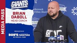 Brian Daboll on Rookies Acclimating to NFL | New York Giants