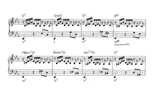 Harmonic Analysis of Prelude in C minor BWV 999 by Johann Sebastian Bach