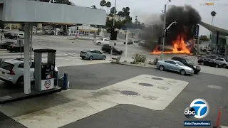 5 killed when speeding car runs red light at Windsor Hills, Calif. intersection | ABC7