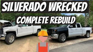 Silverado wrecked auction rebuild!