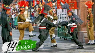 Pakistan-India Border Parade || 76 Ceremony 14 August 2023