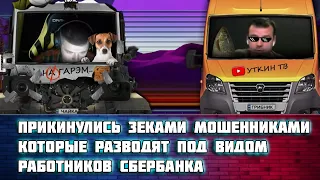 Прикинулись мошенниками зеками разводящими под видом сбербанка (пранк)