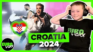 🥰 My NEPHEW REACTS to CROATIA EUROVISION 2024! 🇭🇷 // BABY LASAGNA - 'Rim Tim Tagi Dim'