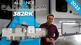 Tour the 2023 Paradigm 382RK Fifth Wheel (Rear Kitchen) by Alliance RV