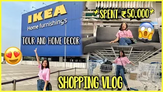 We spent ₹50,000 at IKEA😱 Home Decor, Furniture | Store Tour & Experience Vlog