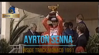 AYRTON SENNA INSIDE TRACK MONACO 1991 GRAND PRIX