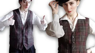 Thrift Flip! A Modern Waistcoat to Victorian-Style