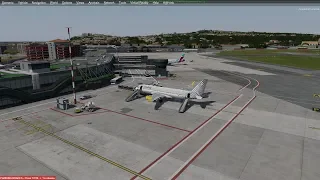 P3D v4.5 Carriera | Napoli - Barcellona [LIRN-LEBL] Decollo