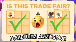 What People Trade for the New BLAZING LION | Roblox Adoptme!