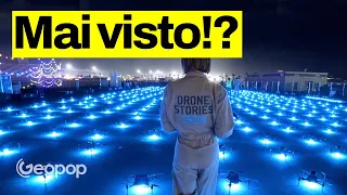 Drone-show: come vengono progettati gli spettacoli con i droni luminosi