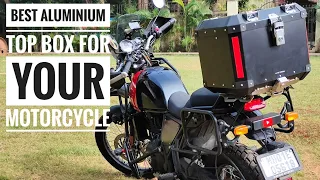 Affordable Aluminium Top Box for Royal Enfield Himalayan #royalenfieldhimalayan  @autoengina