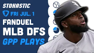 FanDuel MLB Picks Today 7/1| Low-Owned Plays & Sneaky GPP Stacks Friday