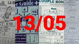 Pronostics quinté+ pmu jeudi Paris-Turf TV-100 % 13/05/2021